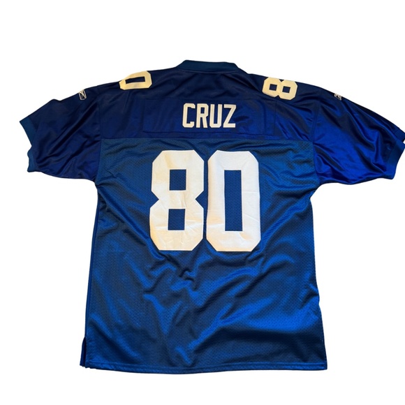 NY Giants Victor Cruz #80 Authentic Reebok On-Field Jersey Blue Size 58 (3XL–4XL - Picture 5 of 5